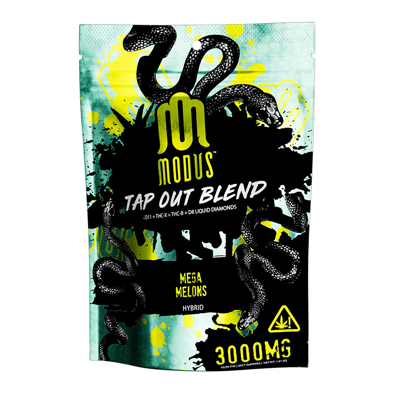 MODUS TAP OUT BLEND 2.0 3000MG GUMMIES BOX OF 5 - MEGA MELONS HYBRID