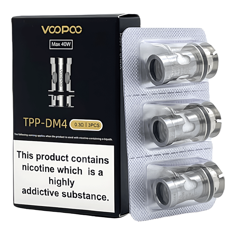 VOOPOO COILS 3PCS - TPP-DM4 0.30 OHMS