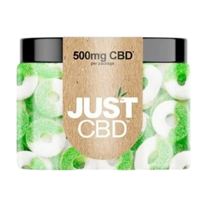 JUST CBD GUMMIES 500MG - APPLE RINGS