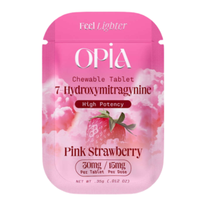 OPIA 7-HYDROXYMITRAGYNINE CHEWABLE TABLETS 30MG 1CT - PINK STRAWBERRY