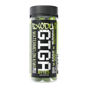 EXODUS GIGA BYTES THC-A THC-P CB9A 15000MG GUMMIES - WATERMELON KIWI