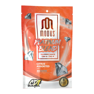 MODUS PLATINUM BLEND DIAMOND SAUCE CB9-A + THC-P 3000MG GUMMIES - CITRUS ASSORTED INDICA