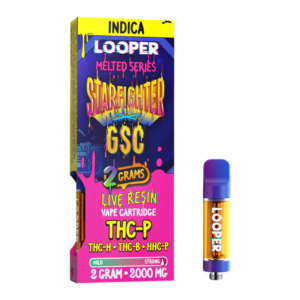 LOOPER MELTED SERIES LIVE RESIN 2G CARTRIDGE - STARFIGHTER X GSC INDICA