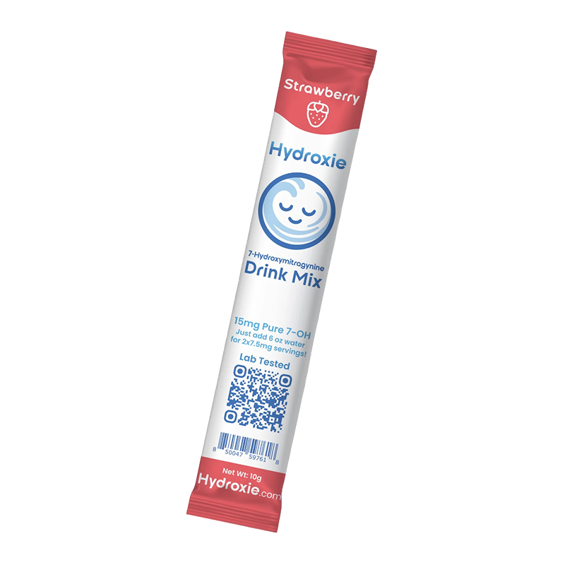 HYDROXIE 7-HYDROXYMITRAGYNINE DRINK MIX 15MG - STRAWBERRY