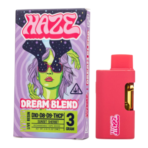 HAZE LIVE RESIN DISPOSABLE 3G - DREAM BLEND - SUNSET SHERBET HYBRID