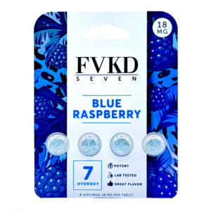 FVKD SEVEN 7-HYDROXY TABLET 18MG 4CT - BLUE RASPBERRY