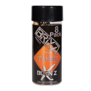 BRIXZ NYC X BLENDZ PRE-ROLLS 8CT JAR BOX OF 8 - TANGIE SATIVA