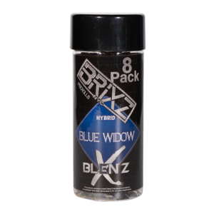 BRIXZ NYC X BLENDZ PRE-ROLLS 8CT JAR BOX OF 8 - BLUE WIDOW HYBRID
