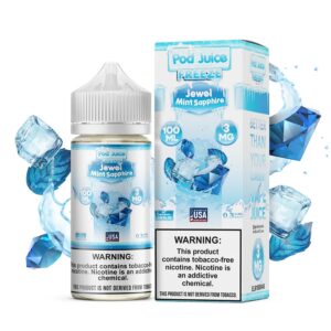 POD JUICE FREEZE 100ML 3MG - JEWEL MINT SAPPHIRE