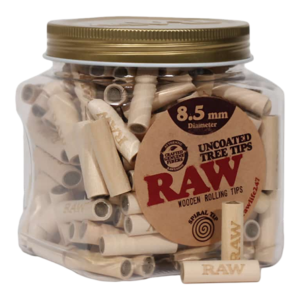RAW UNCOATED TREE TIPS - 8.5MM 200CT DISPLAY JAR