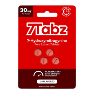 7TABZ 7-HYDROXYMITRAGYNINE PURE EXTRACT TABLETS 30MG 4CT - UNFLAVORED