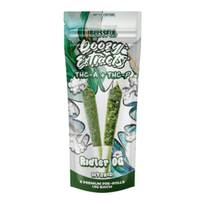 DOOZY EXTRACTS 2CT PRE-ROLLS BOX OF 6 - RIDLER OG HYBRID