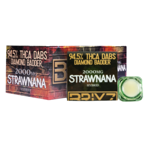 BRIXZ NYC X DAZED 2000MG THCA DABS BOX OF 4 - STRAWNANA HYBRID