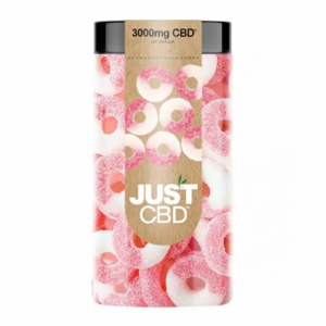 JUST CBD GUMMIES 3000MG - WATERMELON RINGS