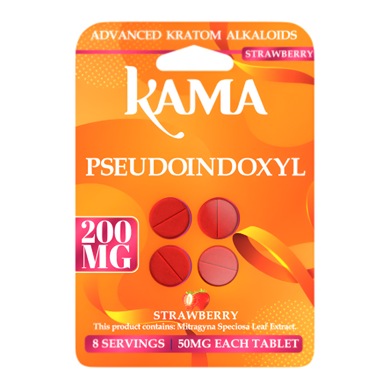 KAMA ADVANCED KRATOM ALKALOIDS PSEUDOINDOXYL TABLETS 50MG 4CT