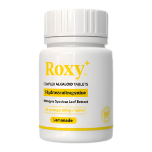 ROXY COMPLEX ALKALOID 7-HYDROXYMITRAGYNINE TABLETS BOTTLE 20MG 10CT - LEMONADE