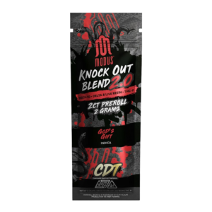MODUS KNOCK OUT BLEND 2.0 PRE-ROLLS BOX OF 10 - GOD'S GIFT INDICA