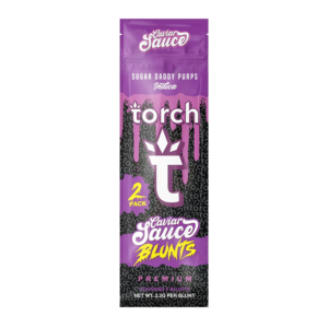 TORCH CAVIAR SAUCE BLUNTS BOX OF 10 - SUGAR DADDY PURPS INDICA