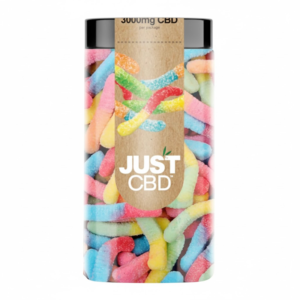 JUST CBD GUMMIES 3000MG - SOUR WORMS
