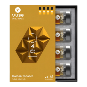 VUSE ALTO PODS GOLDEN TOBACCO 1.8ML - 2.4% 4 PACK