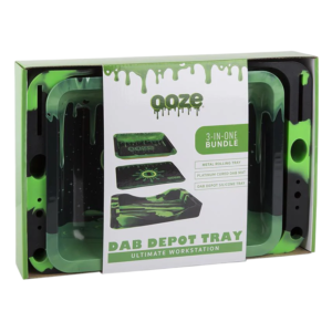 OOZE DAB DEPOT TRAY - GREEN