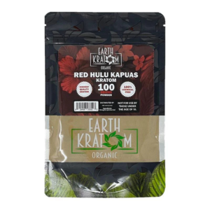 EARTH KRATOM ORGANIC KRATOM POWDER 100G - RED HULU KAPUAS