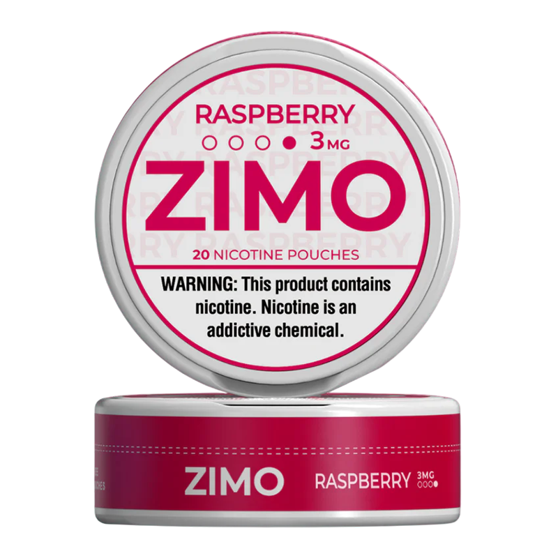 ZIMO NICOTINE POUCHES - RASPBERRY 3MG