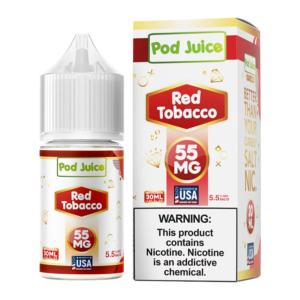 POD JUICE SALT NIC 30ML 35MG - RED TOBACCO