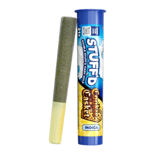 STUFF'D HASH HOLE PREROLL 2G THC-A DOUBLE STUFF'D - COOKIE CASKET INDICA