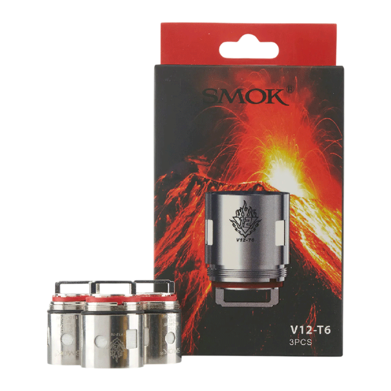 SMOK V12 COILS 3PCS - T6