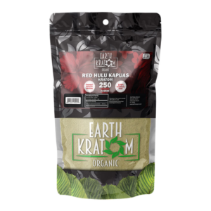 EARTH KRATOM ORGANIC KRATOM POWDER 250G - RED HULU KAPUAS