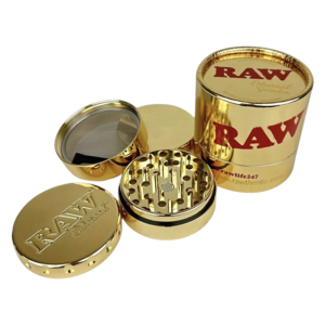 RAW ETHEREAL GRINDER SS W GOLD PLATING