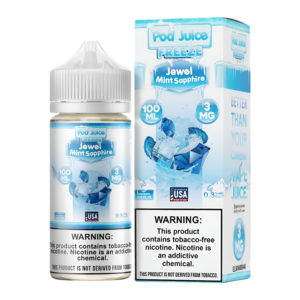 POD JUICE FREEZE 100ML 3MG - FREEZE JEWEL MINT SAPPHIRE