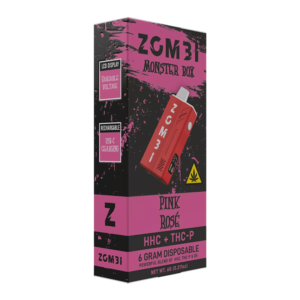ZOMBI MONSTER BOX HHC + THC-P 6G DISPOSABLE - PINK ROSE INDICA