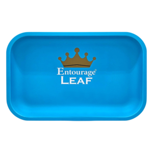 ENTOURAGE LEAF ROLLING TRAY BLUE - MEDIUM