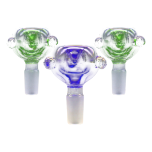 ALPHA GLASS BOWLS 14MM JAR - MALE DEEP BOWLS W MARBLE 20CT JAR