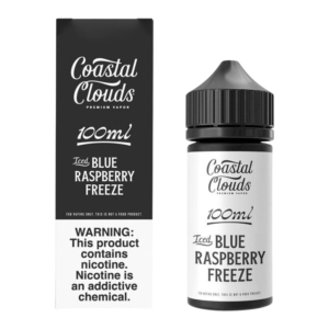 COASTAL CLOUDS 100ML 6MG - ICED BLUE RASPBERRY FREEZE