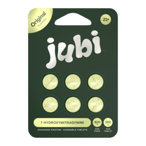 JUBI ADVANCED KRATOM 7-HYDROXYMITRAGYNINE TABLETS 100MG 6CT - ORIGINAL