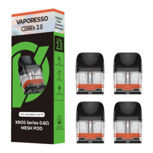 VAPORESSO COREX 2.0 XROS SERIES POD 4PCS - 0.60 OHMS MESH 2ML