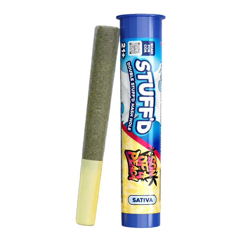 STUFF'D HASH HOLE PREROLL 2G THC-A DOUBLE STUFF'D