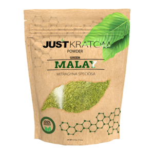 JUST KRATOM POWDER 500 GRAMS - GREEN MALAY