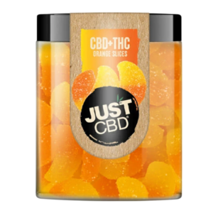 JUST CBD+THC GUMMIES 1000MG - ORANGE SLICES