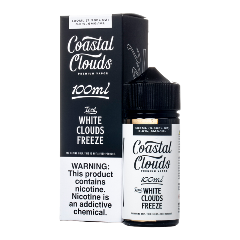 COASTAL CLOUDS 100ML 6MG - ICED WHITE CLOUDS FREEZE