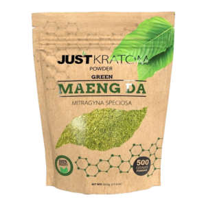 JUST KRATOM POWDER 500 GRAMS - MAENG DA GREEN