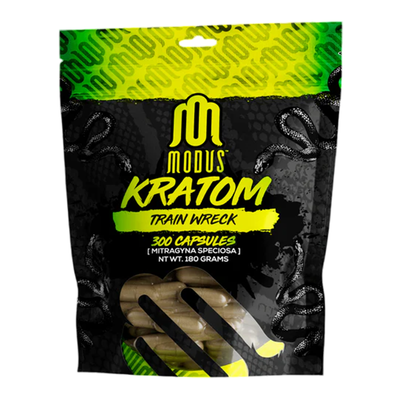 MODUS KRATOM CAPSULES 300CT - TRAIN WRECK