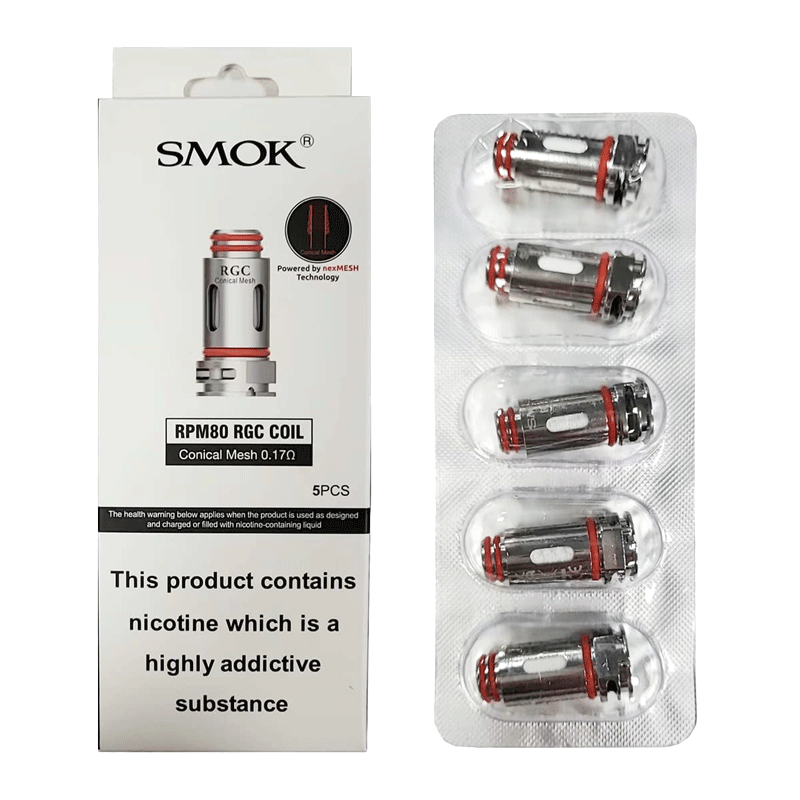 SMOK RPM80 RGC COIL CONICAL MESH 0.17 OHMS