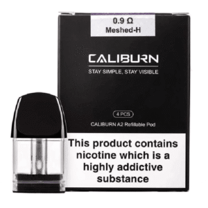 UWELL CALIBURN A2 REFILLABLE POD - 4PCS 0.90 OHM MESHED-H