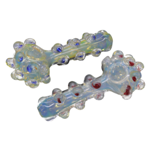 ALPHA GLASS HAND PIPE - 5" MULTI MARBLE HEAVY