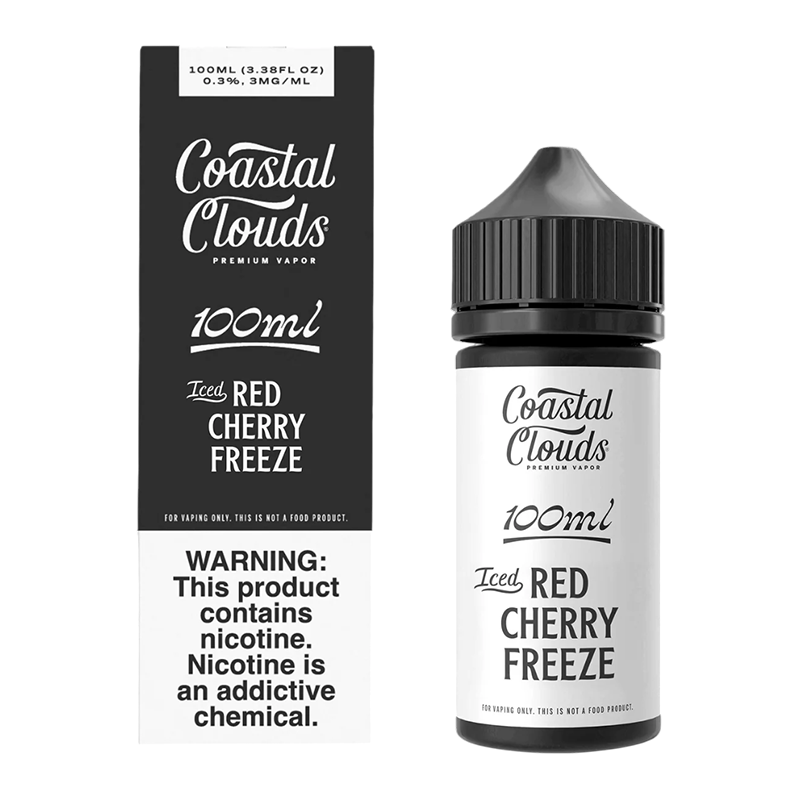 COASTAL CLOUDS 100ML 6MG - ICED RED CHERRY FREEZE
