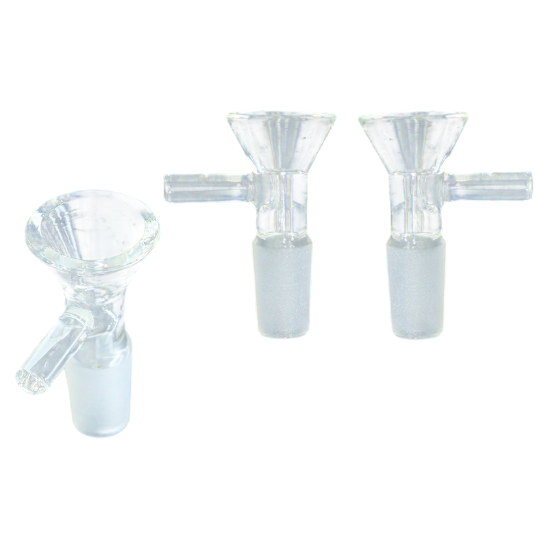 ALPHA GLASS BOWLS 14MM JAR - MALE CLEAR WITH ROD 30CT JAR